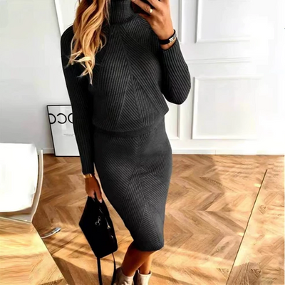 Comfortable Knitted Jumper Dress